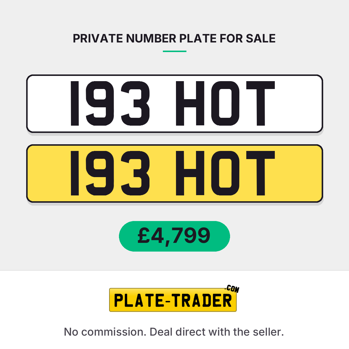 193 HOT number plate for sale | Plate-Trader.com